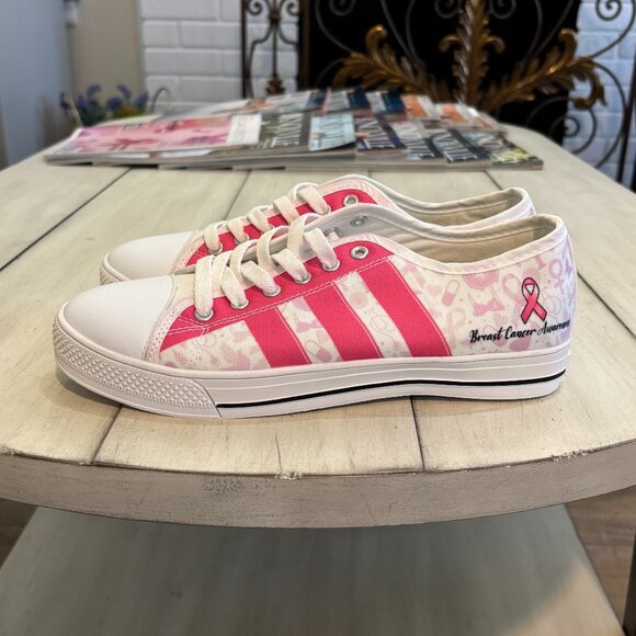 Breast Cancer Awareness Sneakers, Never Worn! - Picture 4 of 8